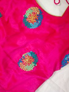 Pink Embellished Top (Blouse)
