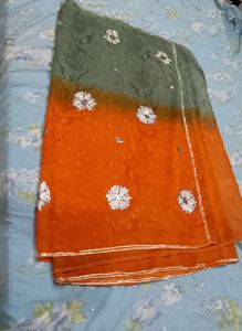 Double Colour Elegant Saree