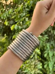 Combo Of 2 Spiral Bracelet ( GOLD + SILVER)