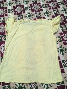 Yellow Lace Top