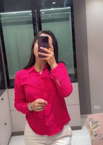 Pink Button-Down Shirt