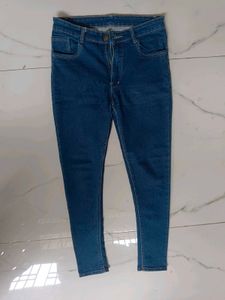 Blue Unisex Jeans Denim