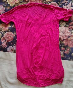 Beautiful Pink Graphic Print Tee