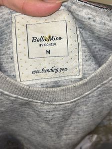 Grey Graphic Print Sweatshirt