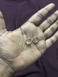 Sparkling Crystal Hoop Earrings