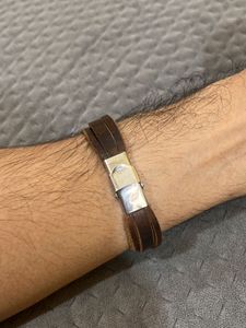 Brown Leather Men’s Bracelet