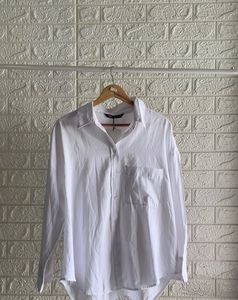 Zara White poplin shirt