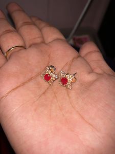 Korean Golden Star Earing