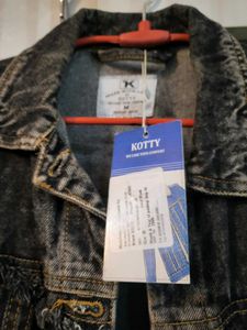 Peplum Denim Jacket