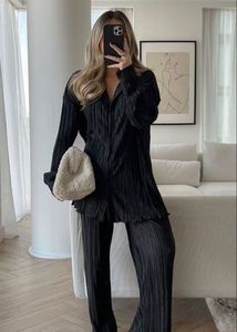 Pleated Relaxed Co Ord Suit