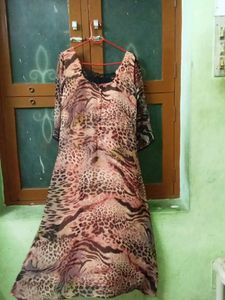 Women&#39;s Printed A-line Kurta Size:L
