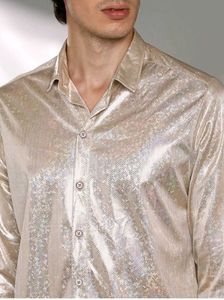 Sparkly Gold Men&#39;s Shirt
