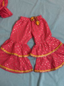 Peach Kids Ethnic Set