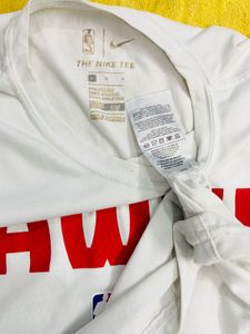 NIKE Atlanta Hawks White Dri-Fit (Unisex)