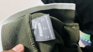 2 Puma Tshirt Black &amp; Green colour medium “M” Size
