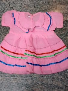 Vintage Green Dress set Of 4 frock