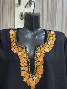 Embroidered Kashmiri Woollen Kurta
