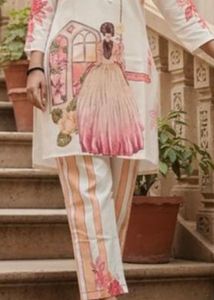 Elegant Printed Kurta Set