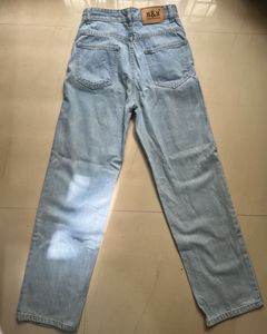 Light Wash Wide Leg Jeans