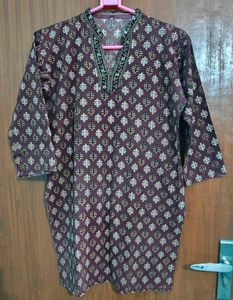 Vintage Print Short Kurti - Bundle of 3