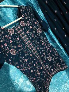 Elegant Embroidered Indian Outfit