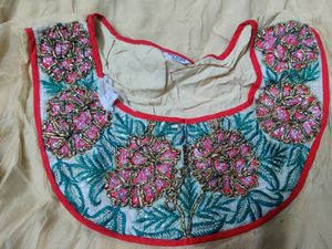 Heavy Embroiderer Patch Work Anarkali Kurti