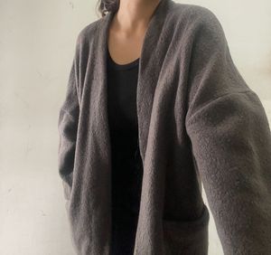 🌈Cozy Grey Oversized Cardigan🎀