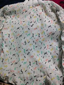 White Print Top