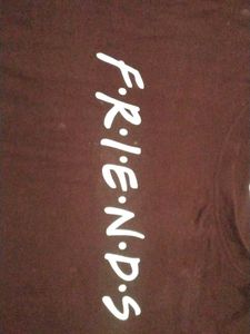 Friends maroon T-shirt (twice used)