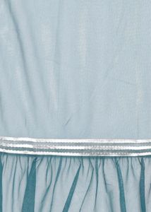 Teal &amp; Silver Ethnic Kurta Set