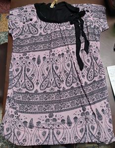 Paisley Print Dress