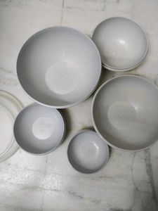 Container With Lids - Set of 5