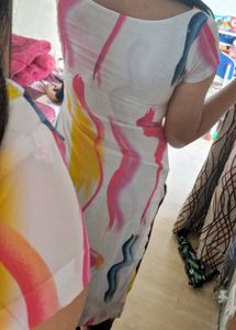 Multi Color Georget Kurta