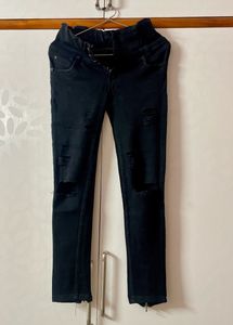 Black Ripped Jeans For Women