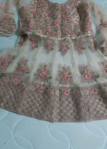 Party Wear Heavy Embroidered Dress