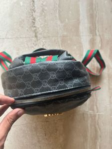 Gucci designer backpack with  log