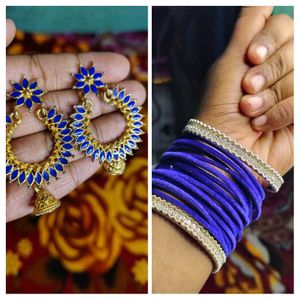 Blue & Gold Jewelry Set