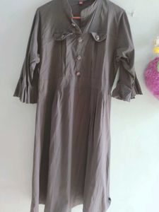 Elegant Grey Dress