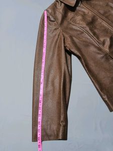 Stylish Mens Snake Skin Print Faux Leather Jacket