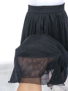 Tulle Layered Flare Skirt
