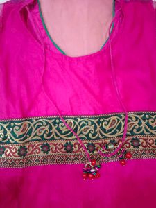 Elegant Pink Anarkali Suit