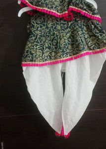Cute little baby girl Dhoti kurti set..