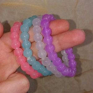 Beaded Bracelets - Set of 4