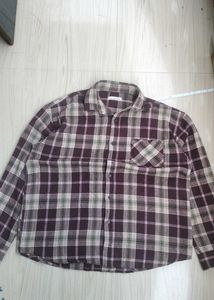 A Beautifully Crafted Korean Burgundy Shacket