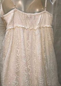 🎊🥳Buy One Get 1 Free🥳🎊White Lace Romper Dress