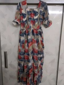 Floral Print Maxi Dress