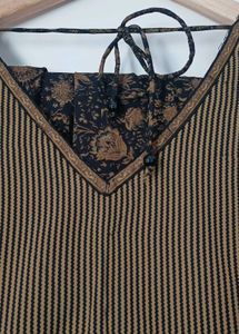 V Neck Kurti Set (Women)