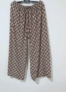 Patterned Wide  Palazzo