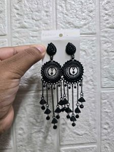 Black Dangle Earrings