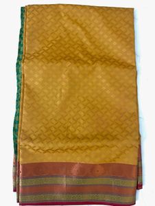Silk Saree - Green and Gold